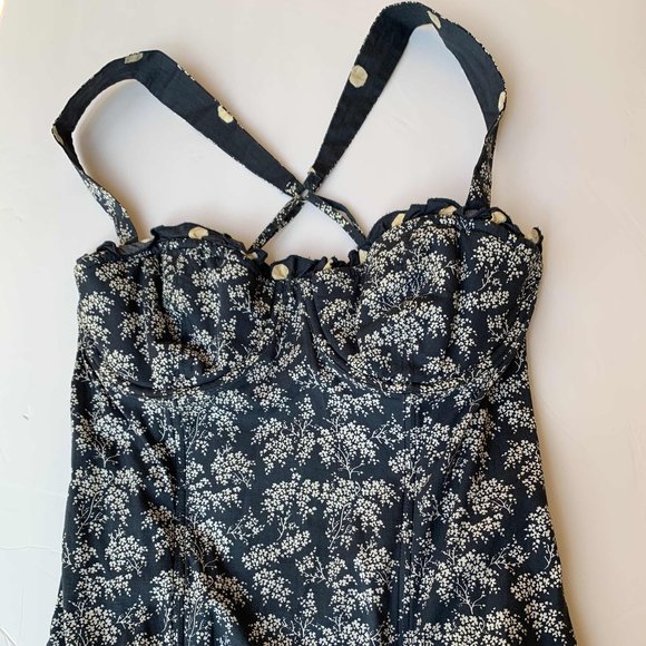 Abercrombie & Fitch Tops - Abercrombie Ditsy Floral Cotton Corset XS 32A-B